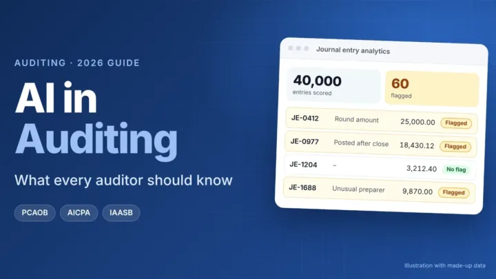 AI in auditing journal entry analytics