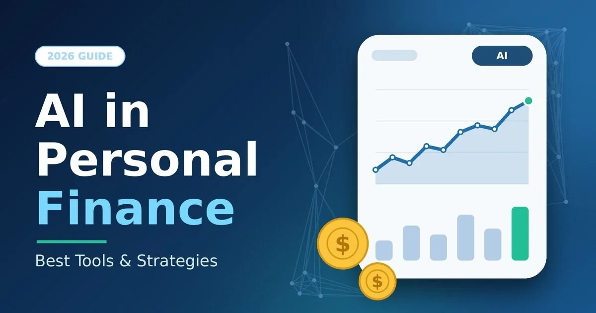 Person reviewing a personal finance app on a smartphone, illustrating AI money tools