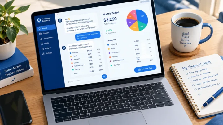 An overview of the six-step ChatGPT budgeting system covered in this guide.
